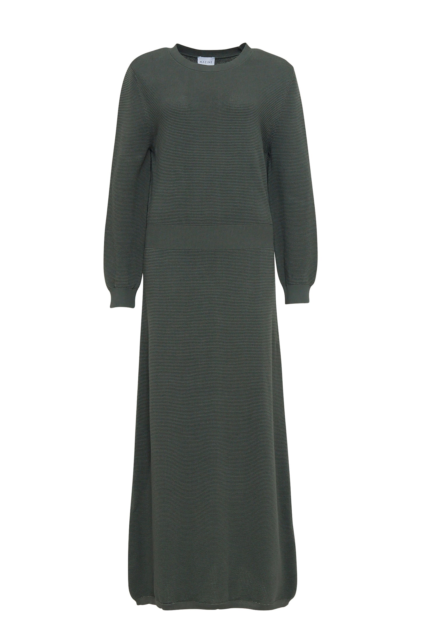 Strick-Kleid in Flaschengrün von Mazine