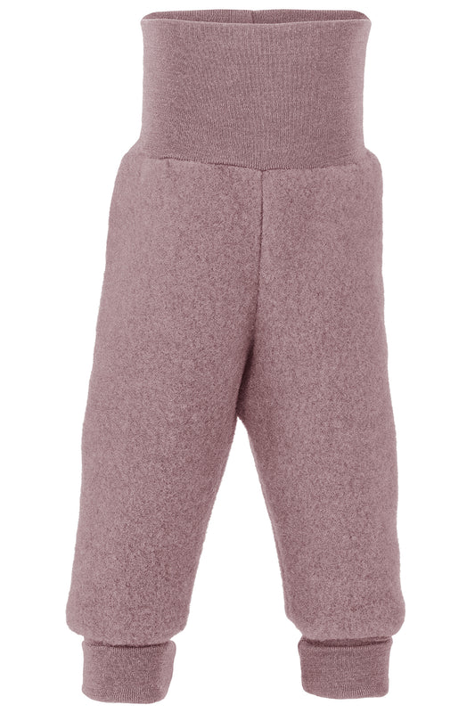 Babyhose aus Wollfleece in Rosenholz von Engel Naturtextilien