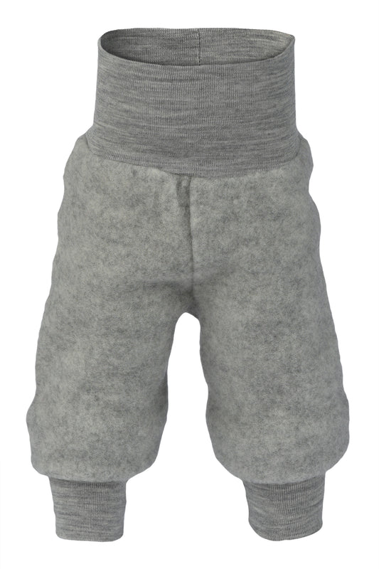 Babyhose aus Wollfleece in Grau von Engel Naturtextilien