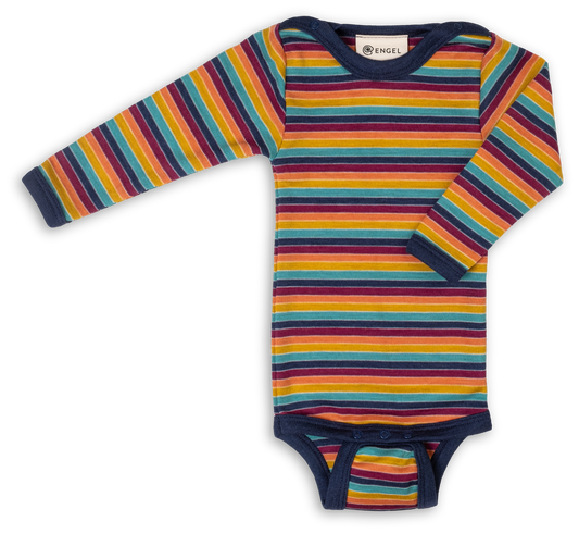 Body Wolle/Seide multicolor von Engel Natur