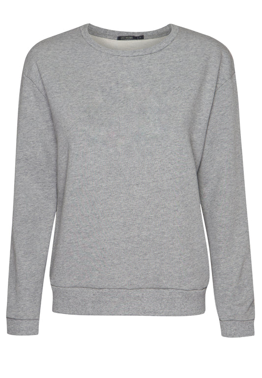 SALE: Damen Sweat-Pulli uni Grau  von Greenbomb