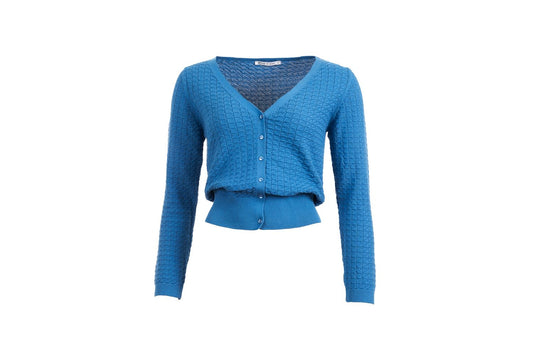 Cardigan gestrickt Meerblau von Chills&Fever (Froy&Dind)