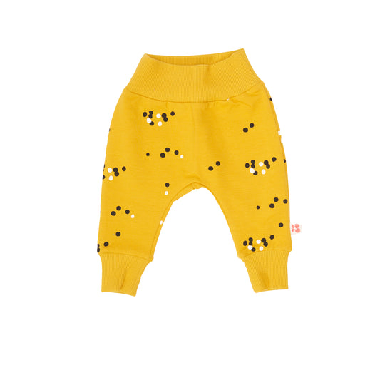 Baby-Hose in Mustard mit Tupfen von Froy&Dind